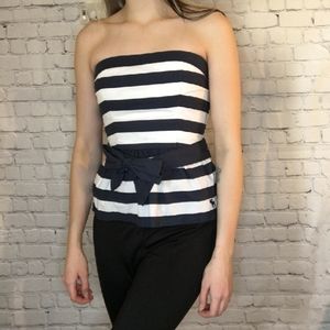 Abercrombie and fitch strapless top